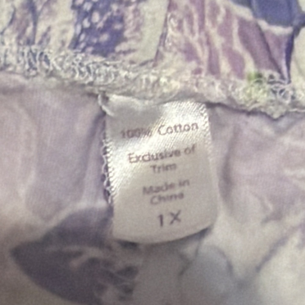 Carole Hochman Heavenly Soft Sleepwear Floral Pajama Set Women's 1X PLUS SIZE - Picture 8 of 8